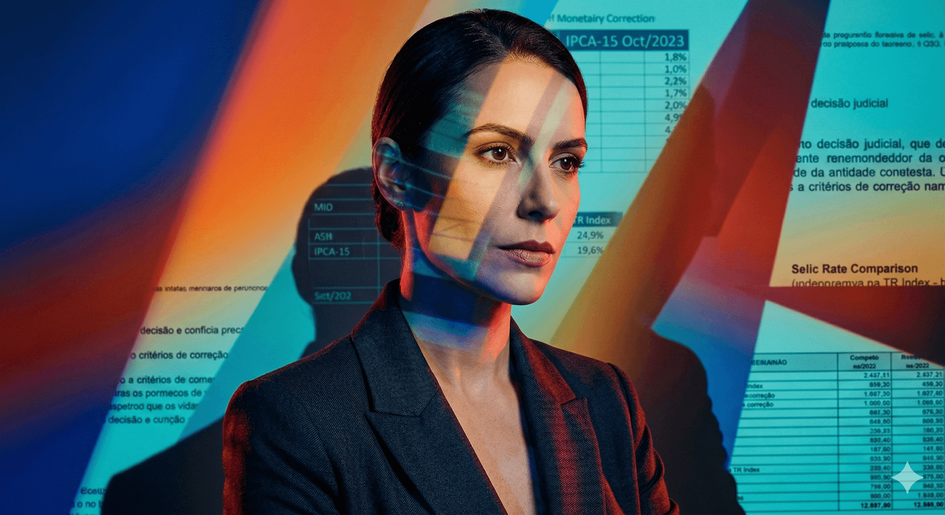 Tabelas de correção monetária e critérios de tribunais